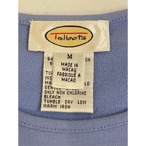 Talbots women’s bundle lot size medium short sleeve blouse blue - Picture 13 of 13